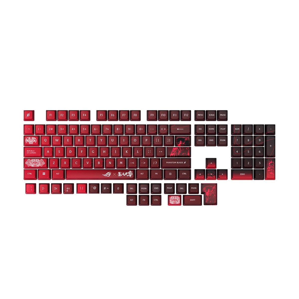 ASUS ROG KEYCAP SET PBZ Edition 鍵帽套裝