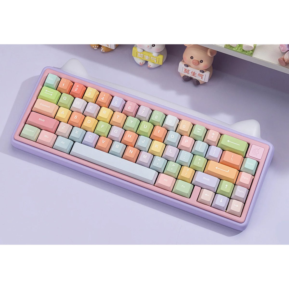 chilkey PAW65 客製化成品鍵盤(藕荷線性軸 - FlexCut PCB)