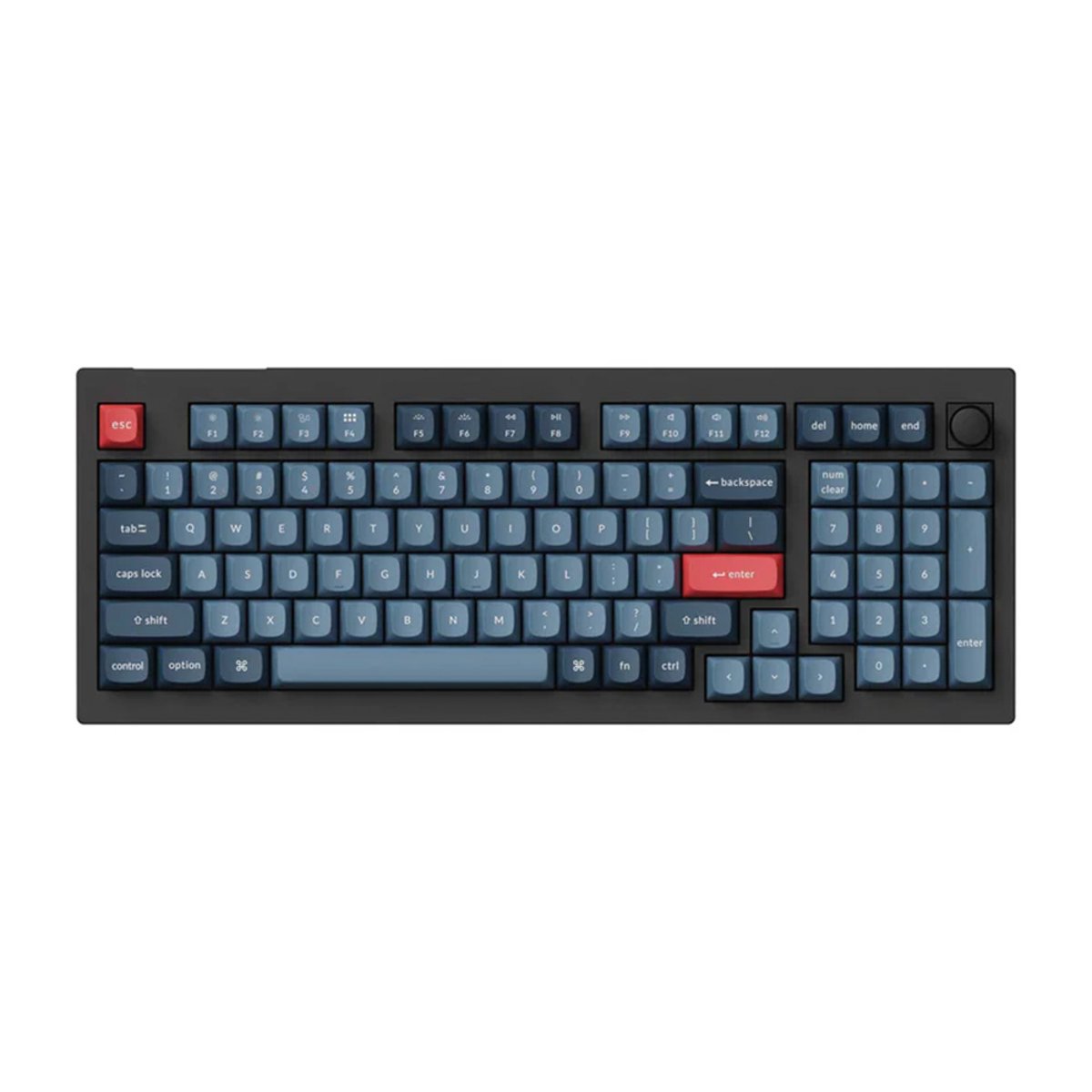 Keychron V5 Max (V5M-D1) QMK/VIA 無線客製化機械式鍵盤(碳黑-Gateron Jupiter 紅軸)