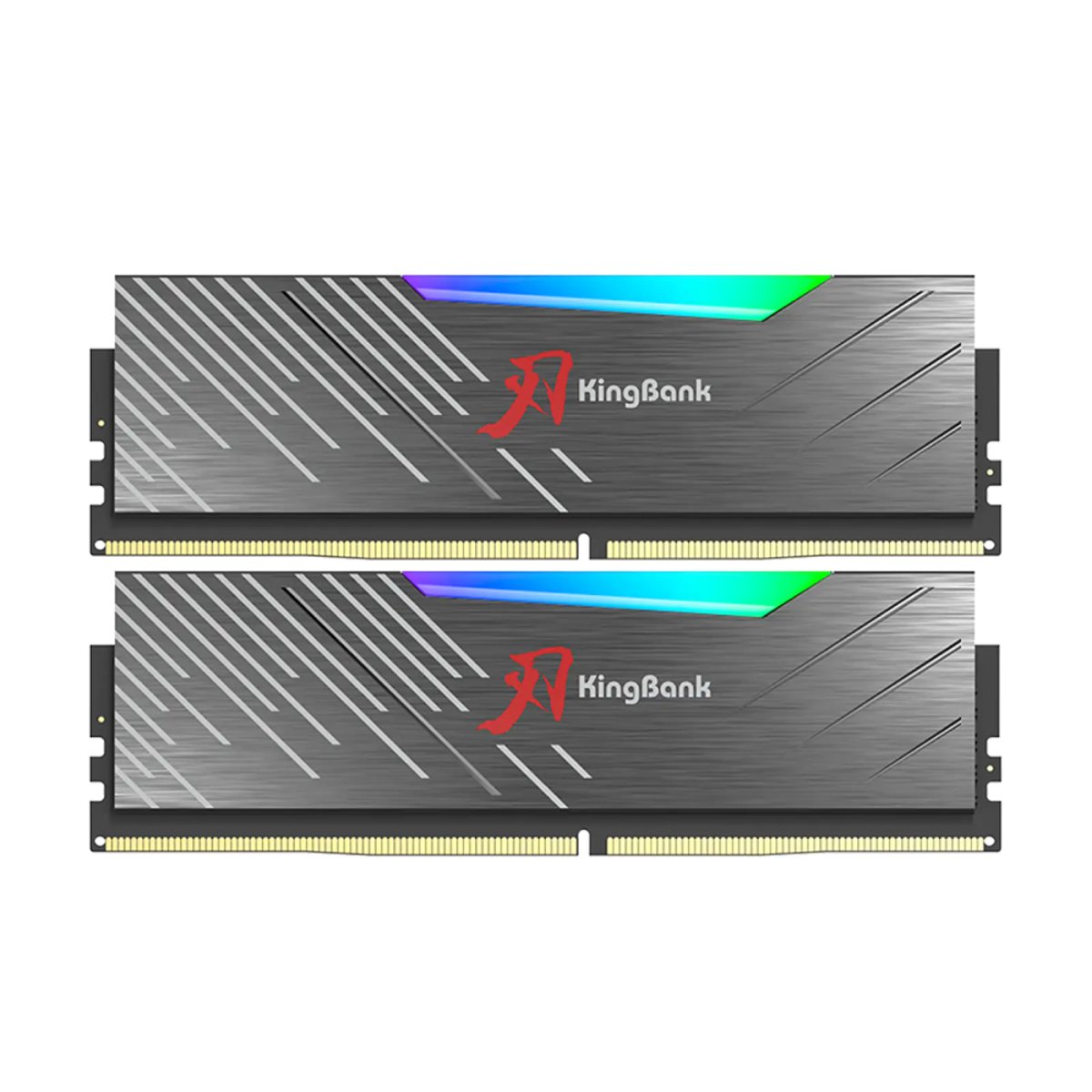 KingBank KRRB DDR5-6000MHz 32GB(16GB*2) UDIMM RGB M CL30 XMP BLACK 記憶體(K5.01.FLM5ED9402)