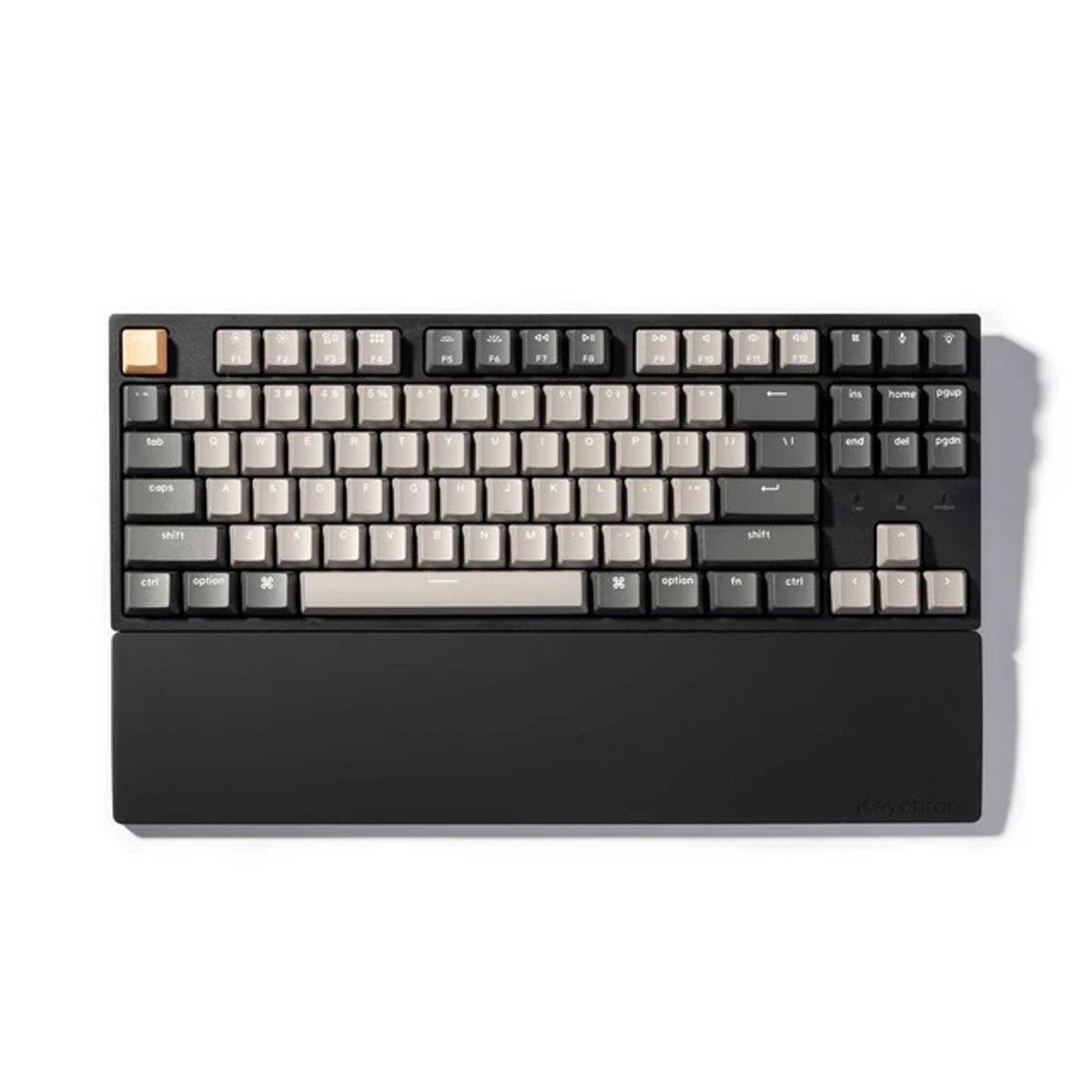 Keychron Silicone Palm Rest 矽氧樹脂手托(PR45)(K8 / K8 Pro / C1 / C1 Pro (358mm)-黑色)
