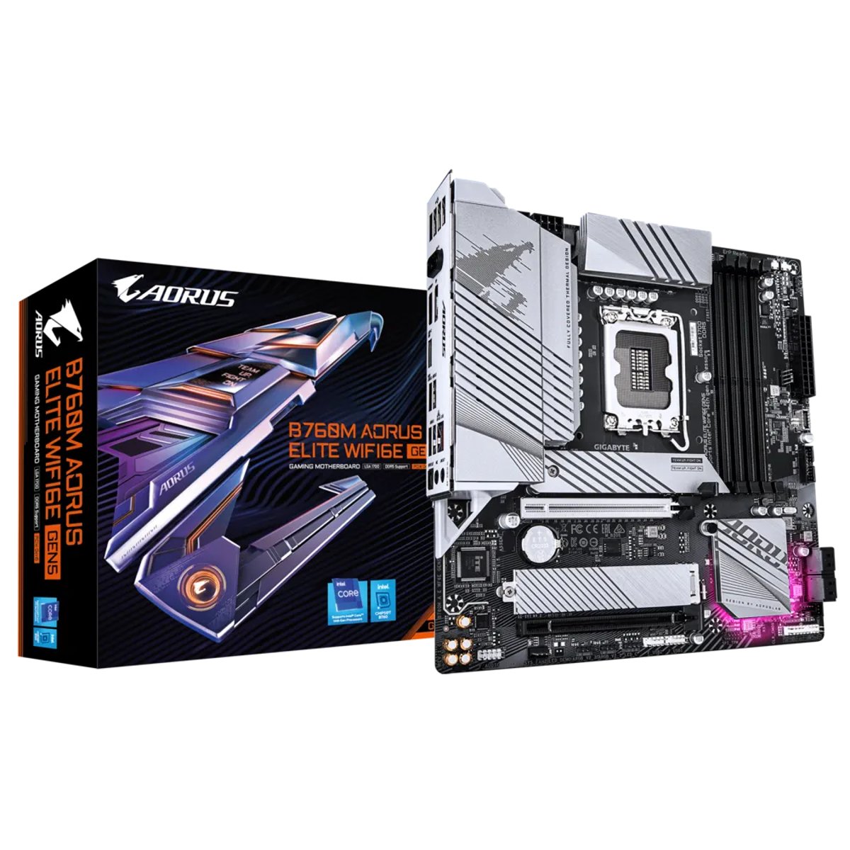 Gigabyte B760M AORUS ELITE WIFI6E GEN5 ATX主機板
