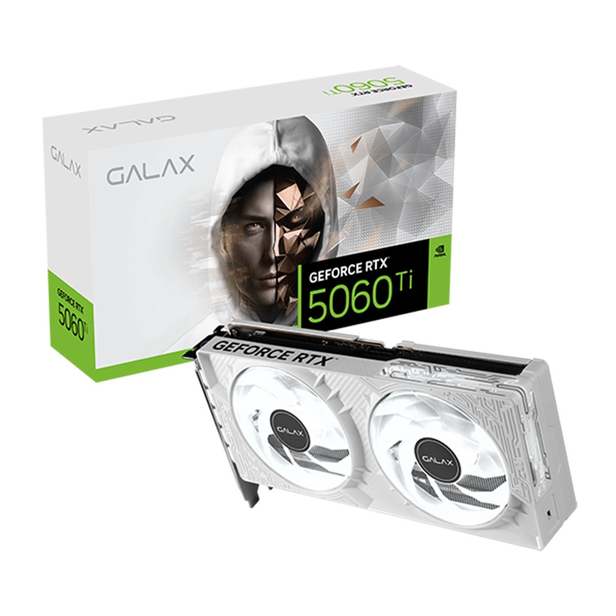 GALAX GeForce RTX5060Ti 1-CLICK OC WHITE 8GB GDDR7 顯示卡(白色)