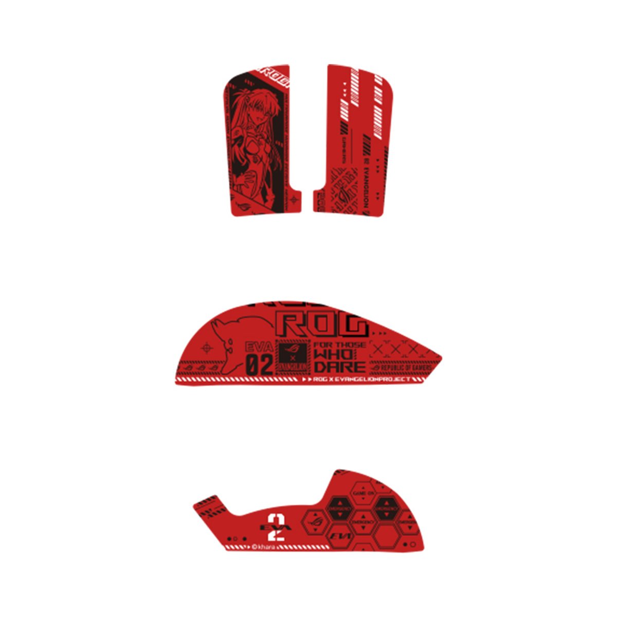 ASUS ROG Harpe Ace Mouse 滑鼠防滑貼 EVA-02 Edition