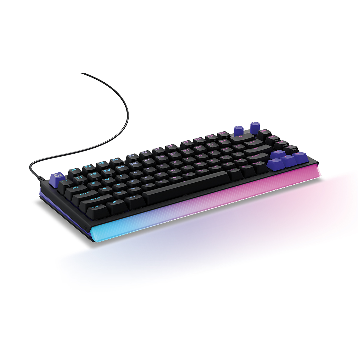 Logitech G512 X 75 類比機械雙軸有線電競鍵盤(75鍵-觸感軸-黑色)