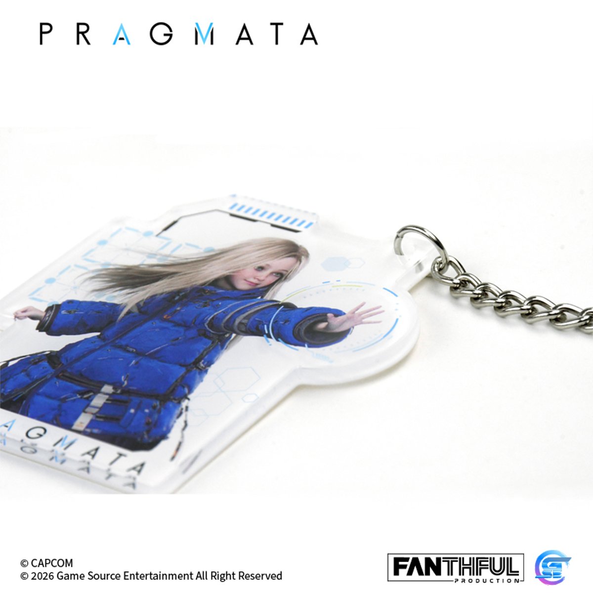 Fanthful《人機迷網》Pragmata 周邊(壓克力匙扣 [戴安娜])