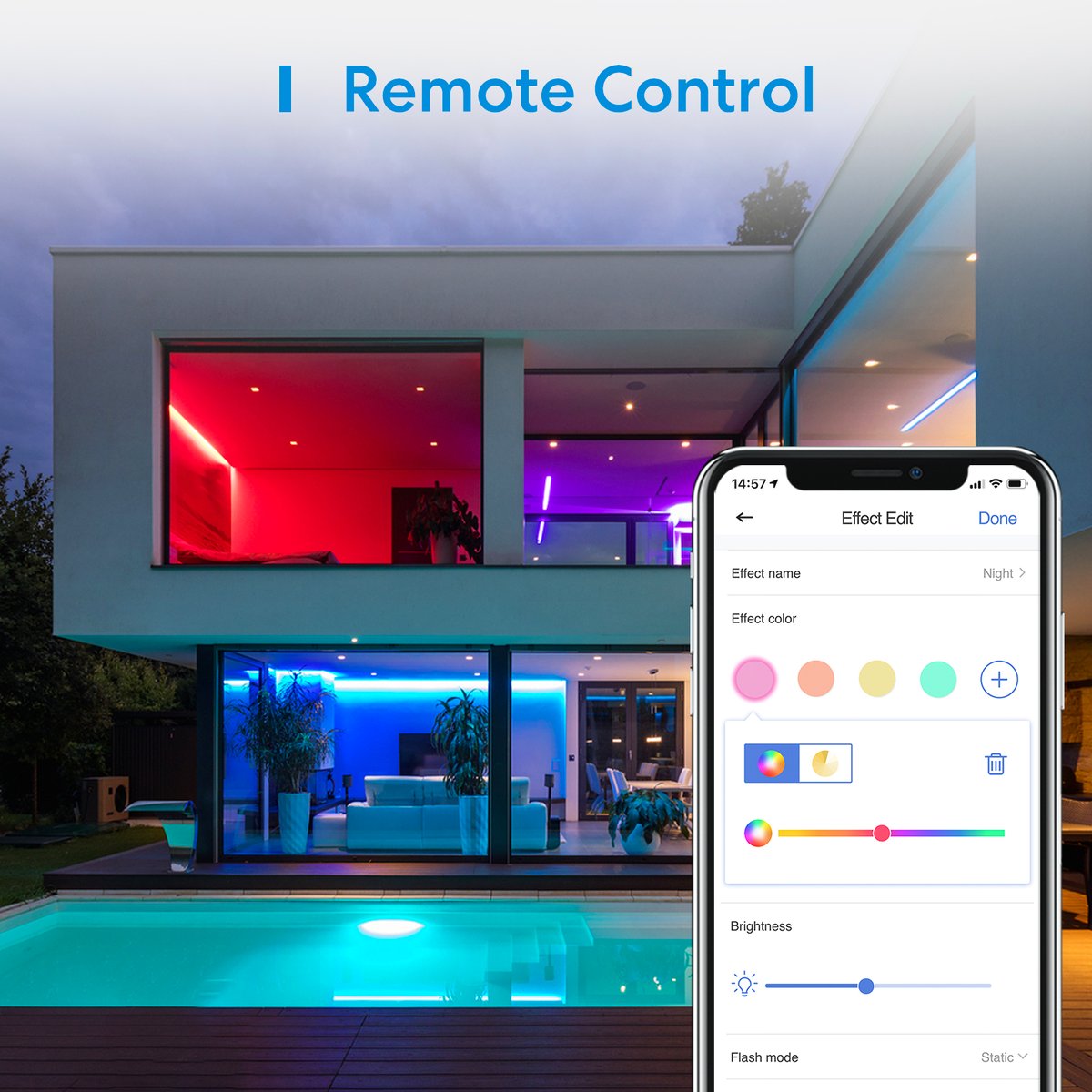 Meross MSL320 PRO Wi-Fi LED 智能燈帶 (5米)
