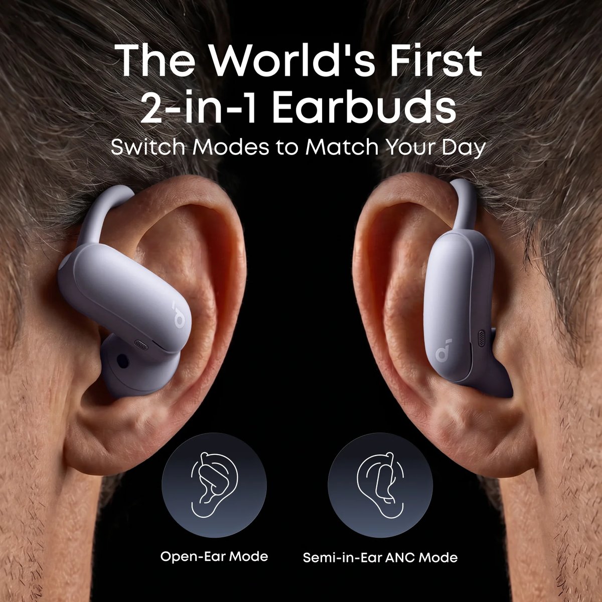 Anker Soundcore AeroFit 2 Pro 開放式氣導運動無線藍牙耳機 (A3875)(紫色)