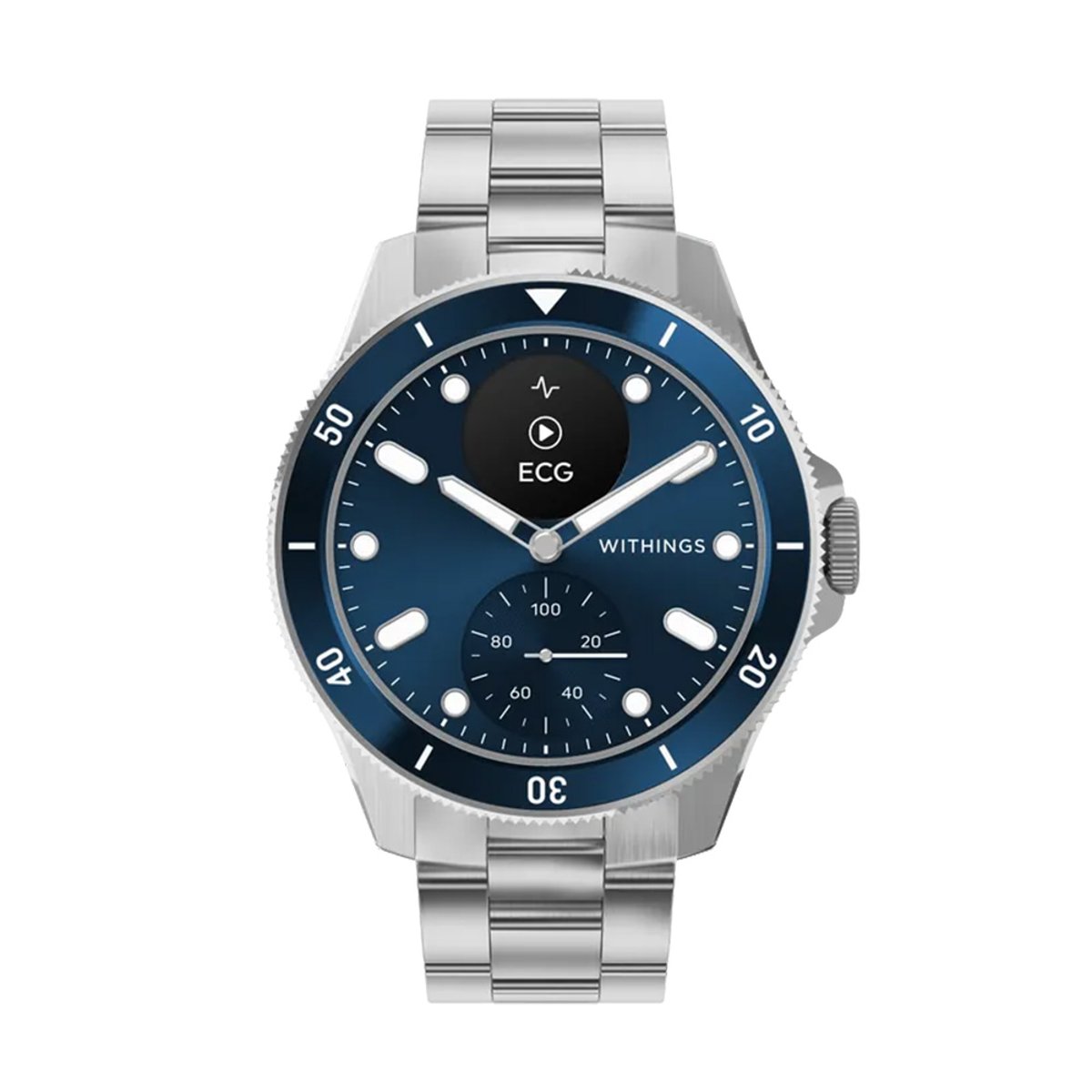 Withings ScanWatch NOVA 42mm 健康監測智慧型手錶(Blue-藍色)