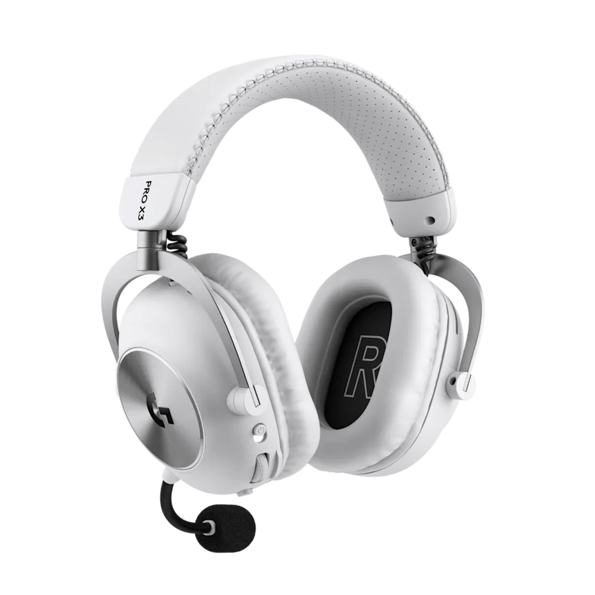 Logitech G PRO X3 LIGHTSPEED 無線電競耳機(白色)