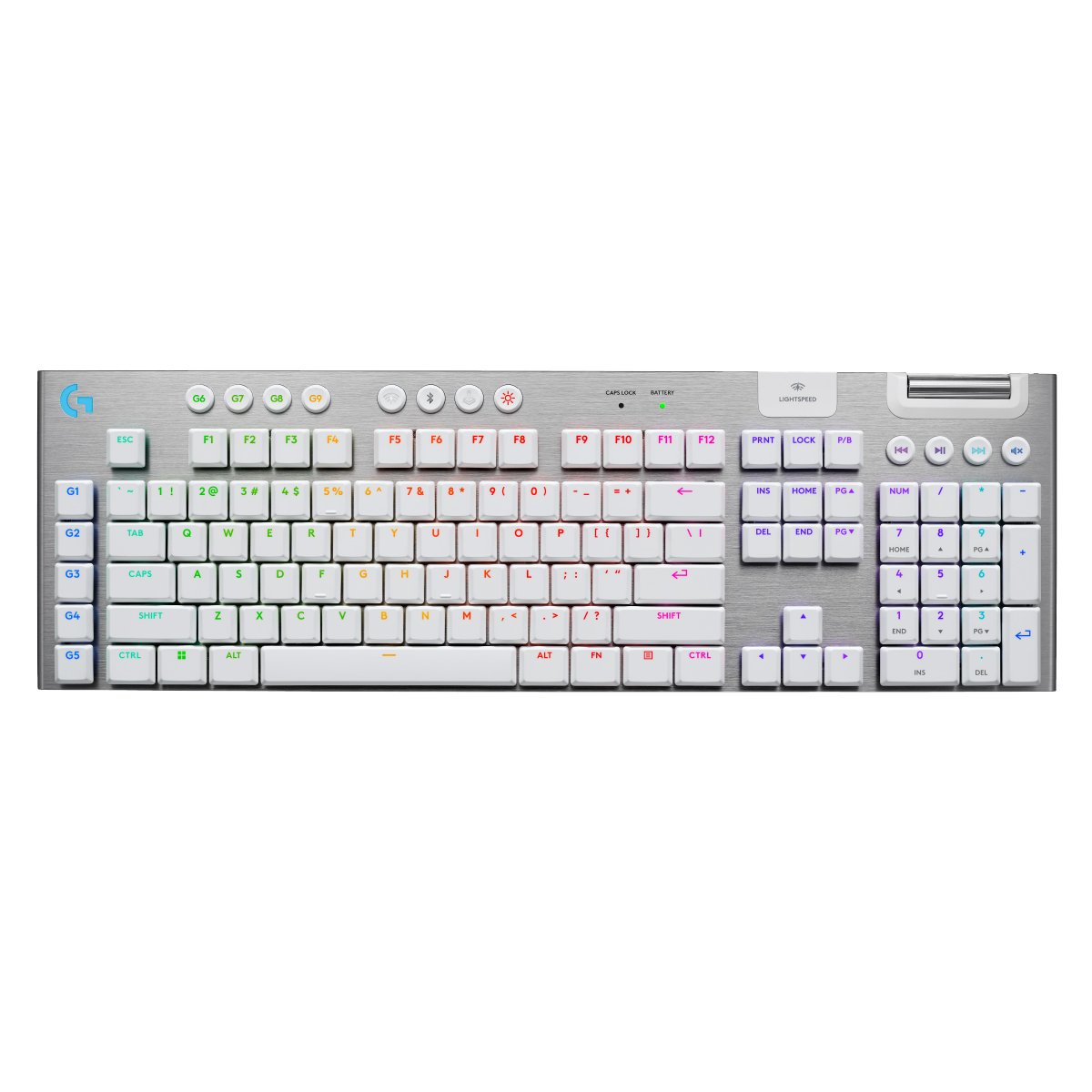 Logitech G915 X LIGHTSPEED 無線 RGB 機械電競鍵盤(Tactile-白色)