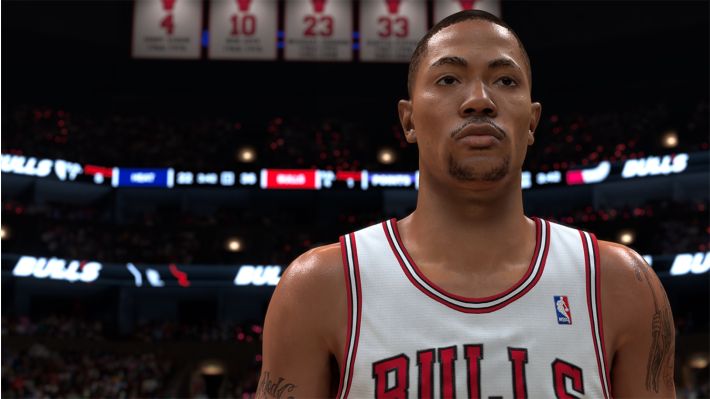 NBA 2K27 公牛隊球員在場上