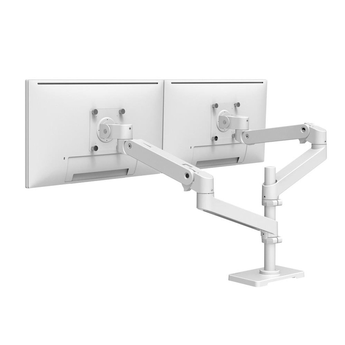 Ergotron LX PRO ARM 雙顯示器堆疊式支架 45-690-290(桌夾-白色)