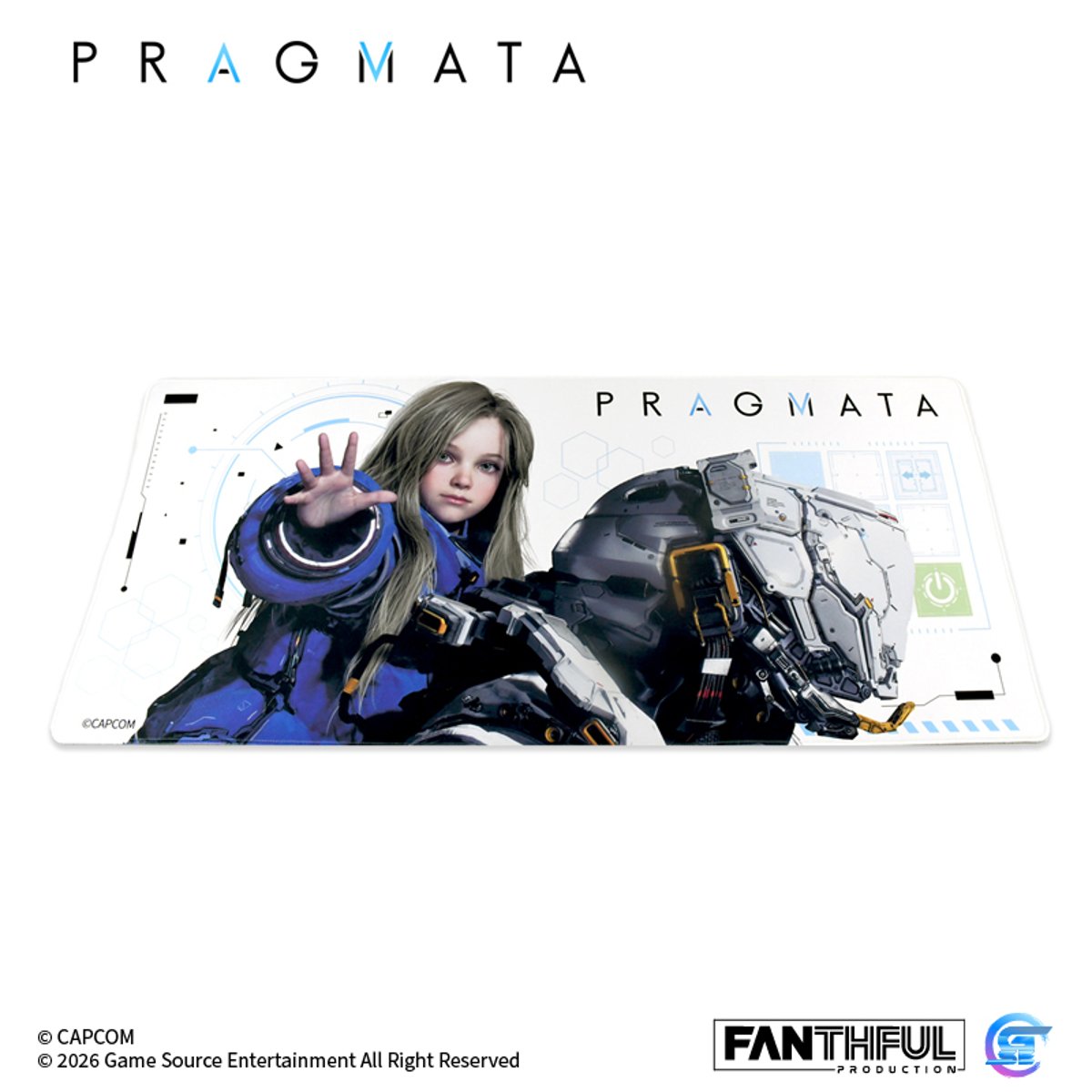 Fanthful《人機迷網》Pragmata 周邊(桌墊(85x35cm))