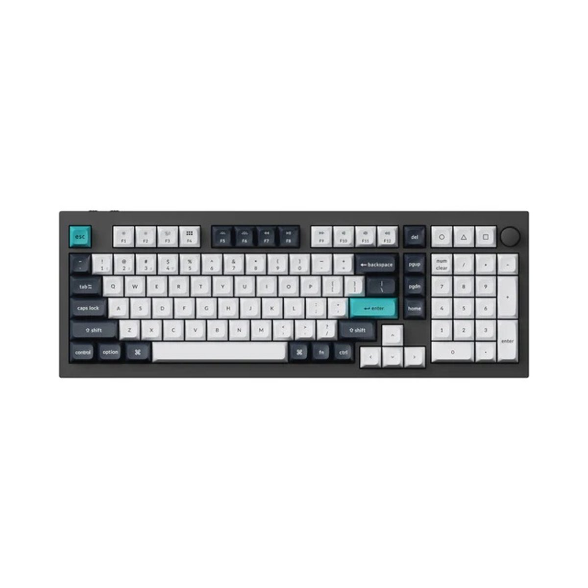 Keychron Q5 Max (Q5M-M4) QMK/VIA 無線客製化機械式鍵盤(碳黑-Gateron Jupiter 香蕉軸)