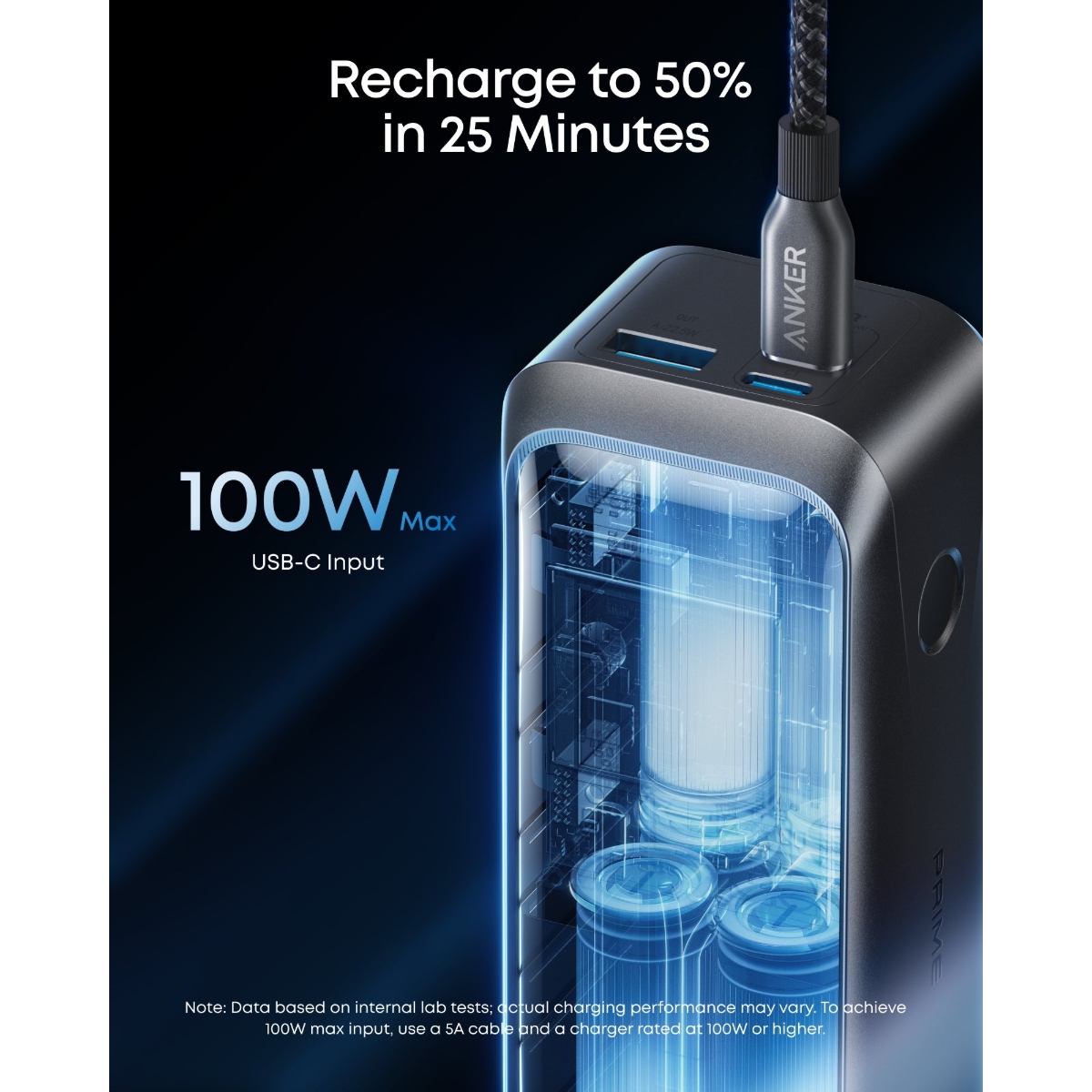 Anker Prime Power Bank 20000mAh 220W 雙向快充行動電源 (A110B)(Black)