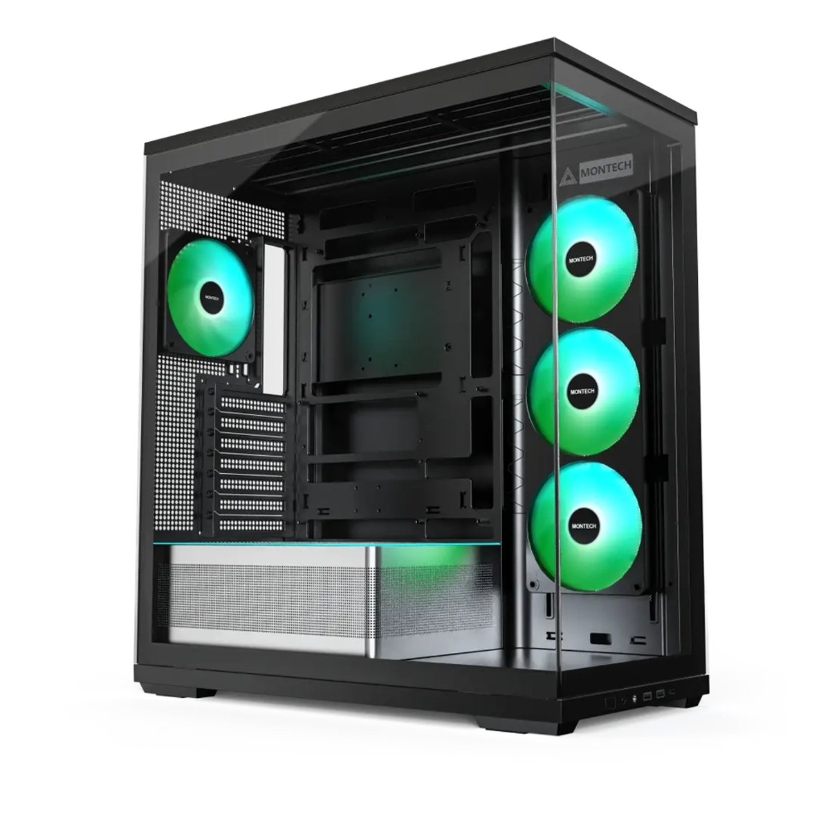 Montech TG3 全景式 ATX機箱(黑色)