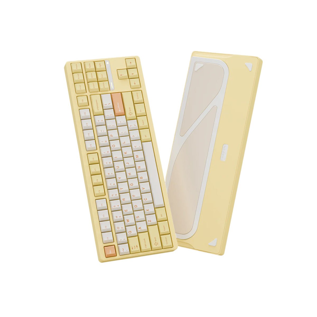 Qwerty Keys EVO80 客製化鍵盤成品(Thocky-Spray-coated Butter)