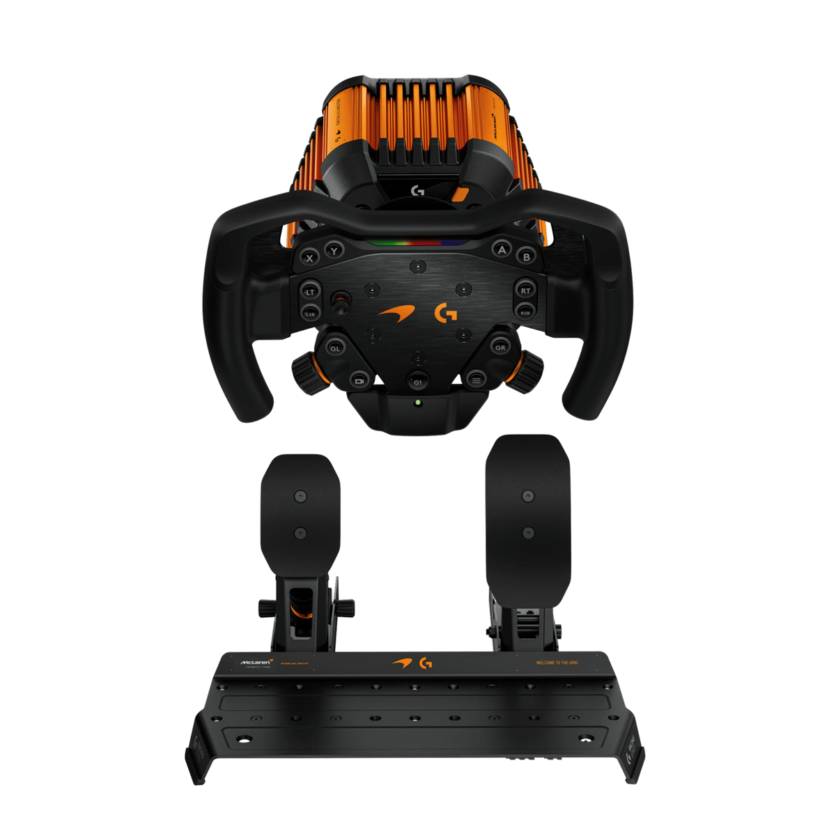 Logitech G RS50 麥拿倫聯名直驅模擬賽車套裝 | PlayStation官方授權、8Nm直驅基座