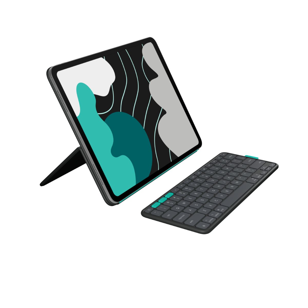 Logitech Flip Folio 13吋磁吸式 iPad 鍵盤保護支架(適用於 iPad Pro 和 Air 13 英吋)