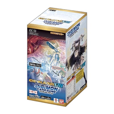 【日版】DIGIMON CARD GAME TCG 卡牌遊戲(EX13-CHIVALROUS XIII-特殊補充包-1盒)