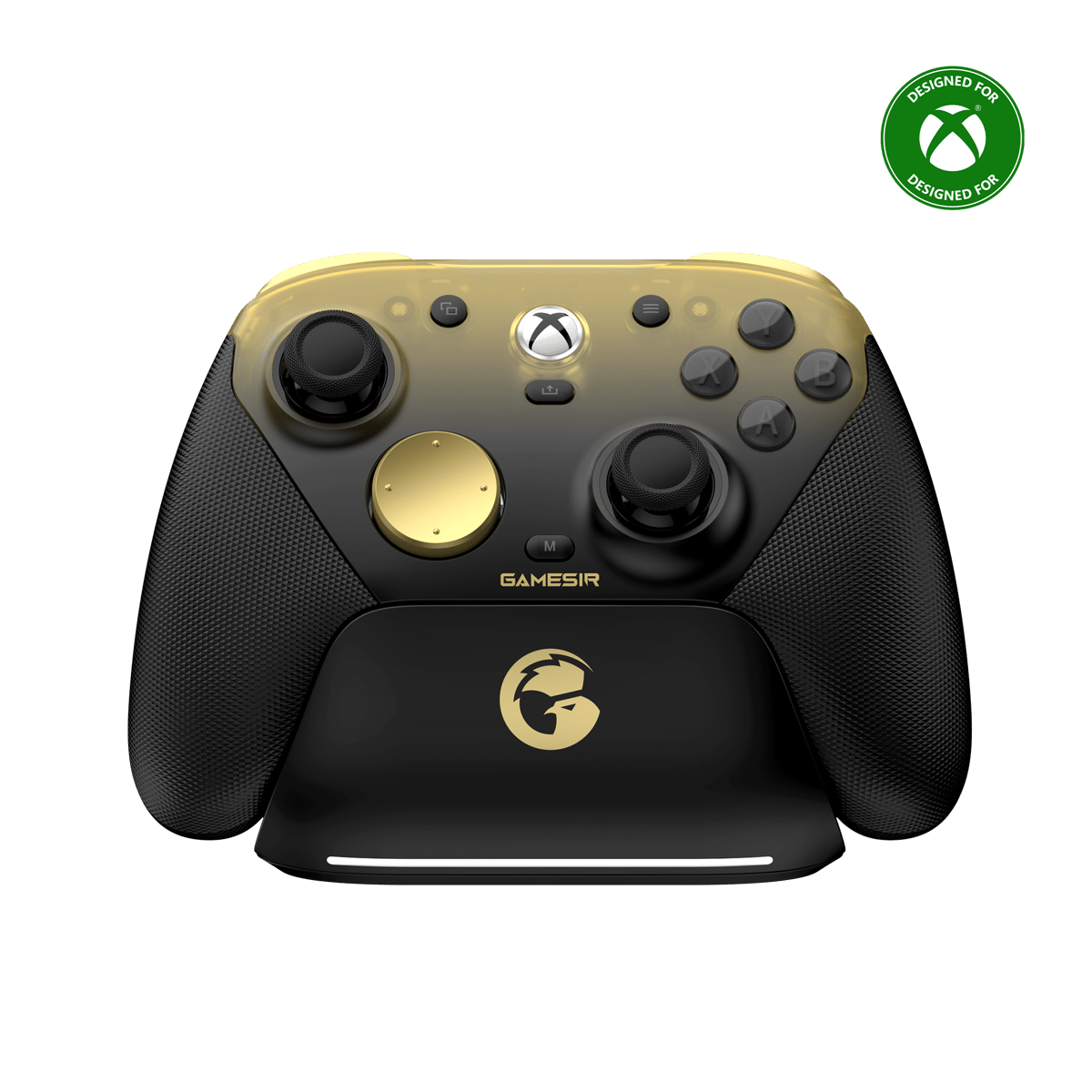 GameSir G7 Pro TMR 連充電底座三模無線控制器(PC+XBOX有線授權版-金色)