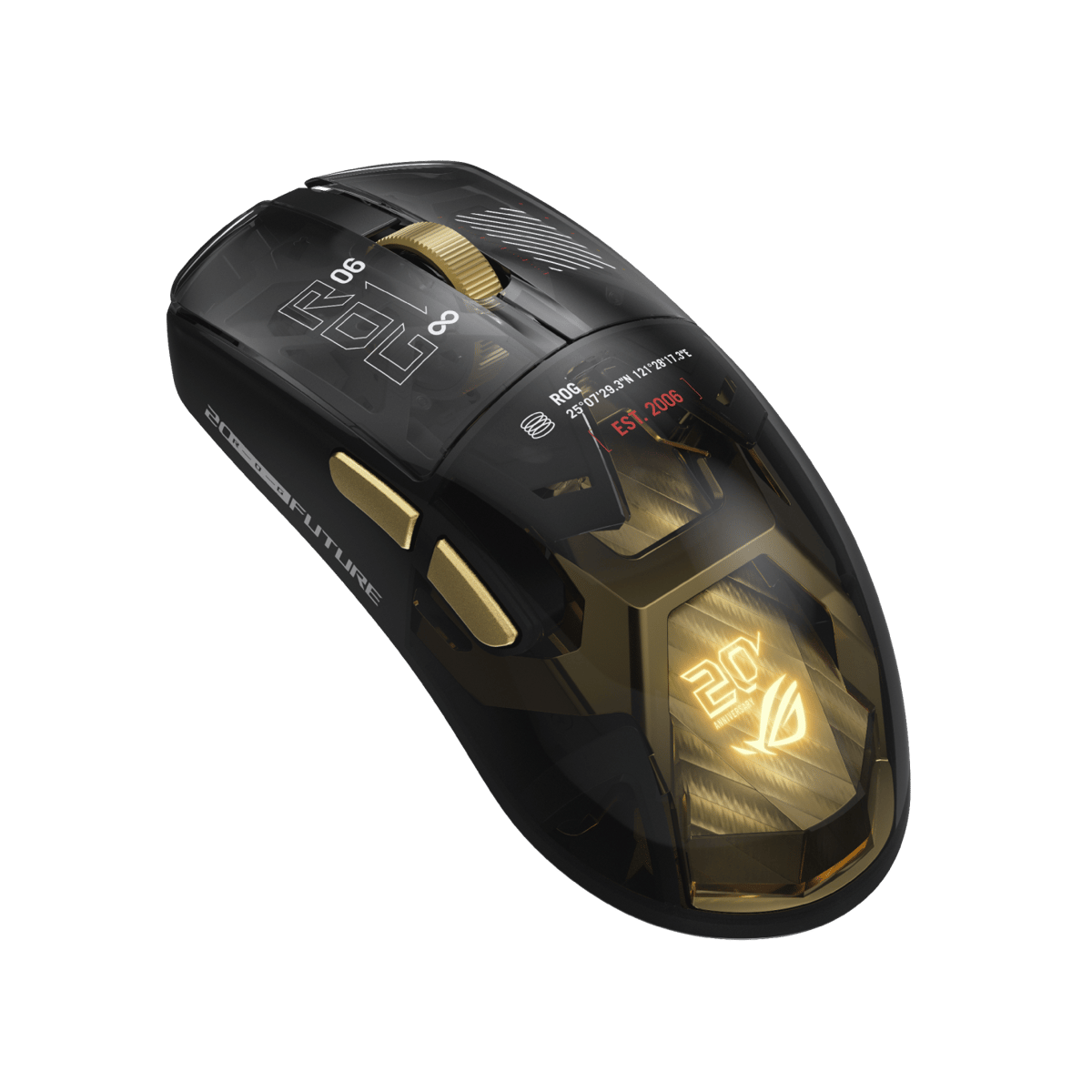 ASUS ROG Harpe II Extreme Edition 20 三模無線電競滑鼠(滑鼠-20周年紀念版)