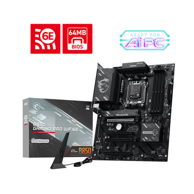 MSI B850 GAMING PRO WIFI6E ATX主機板