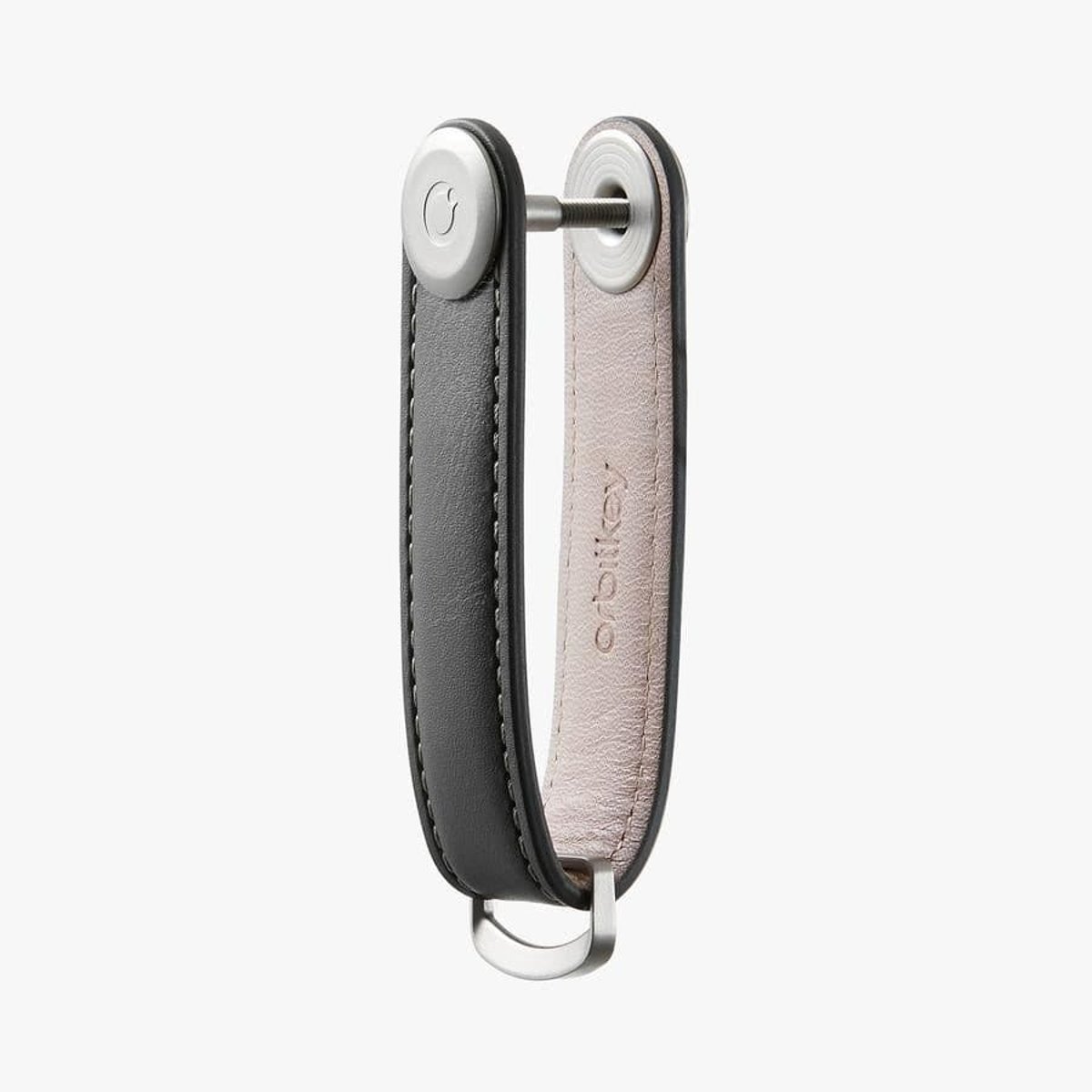 Orbitkey Leather Key Organiser 皮革鎖匙收納帶(銀扣-灰色)