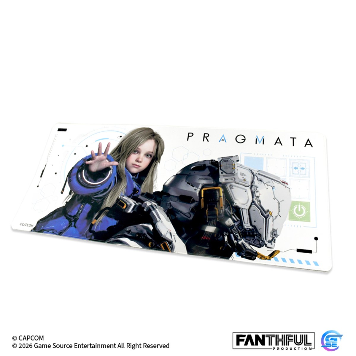 Fanthful《人機迷網》Pragmata 周邊(桌墊(85x35cm))