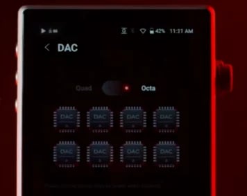 PD5 螢幕切在 Octa，顯示八顆 DAC