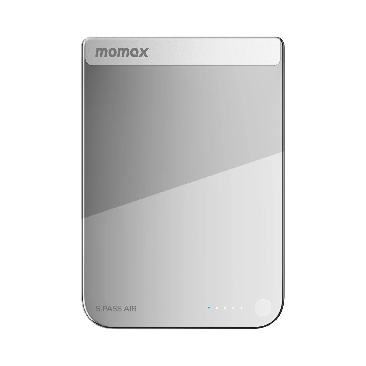 MOMAX 1-Power S.Pass Air 5000mAh 超薄磁吸流動電源(IP180)(銀色)