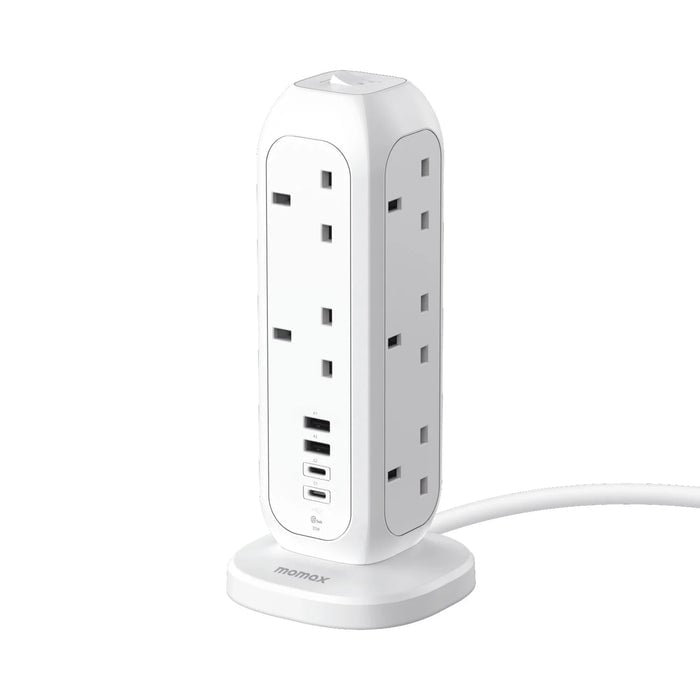 MOMAX ONEPLUG PD35W 2A2C 11位拖板 35W/ 3M(白色)