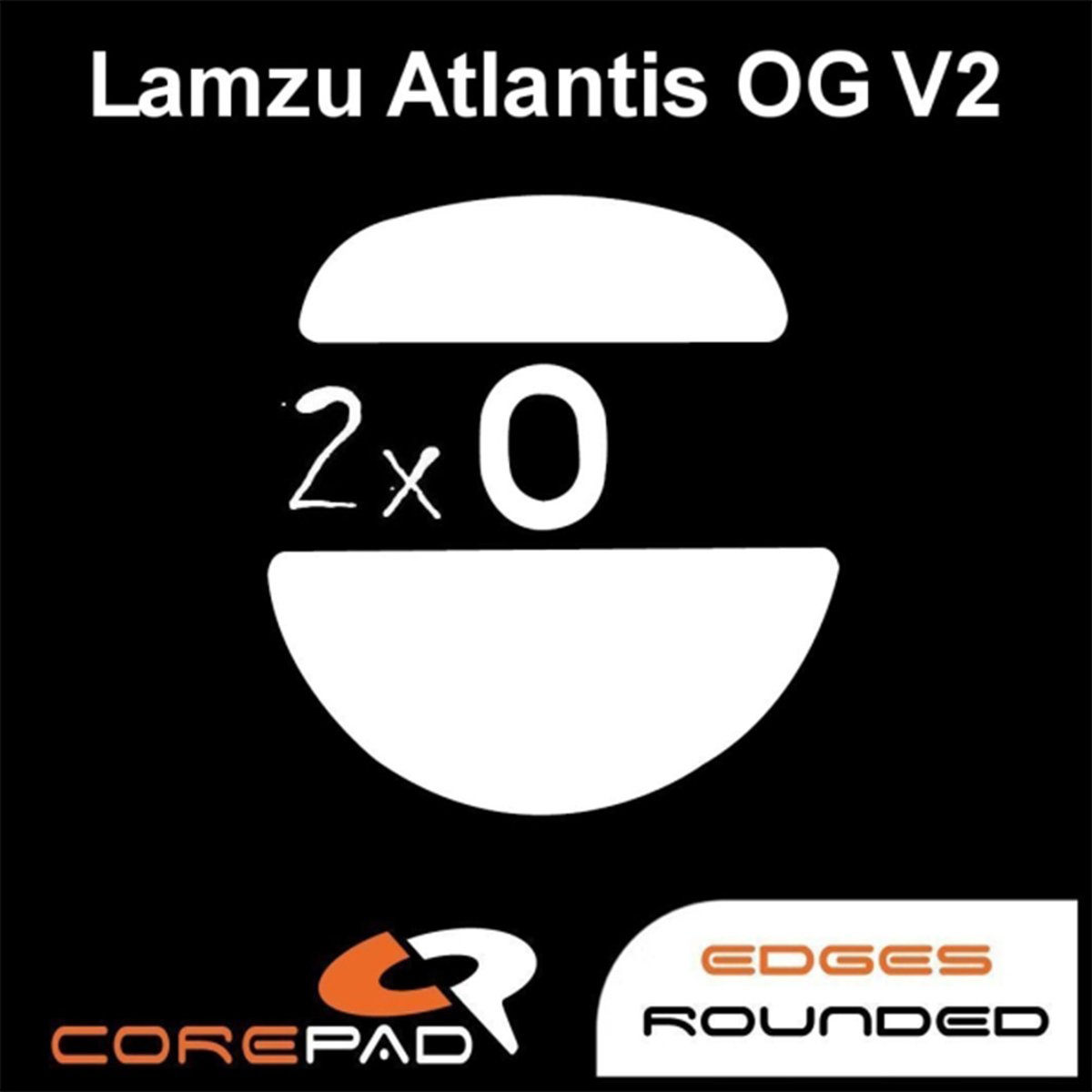 Corepad Skatez Pro PTFE滑鼠腳貼(Lamzu Atlantis OG V2/Pro)