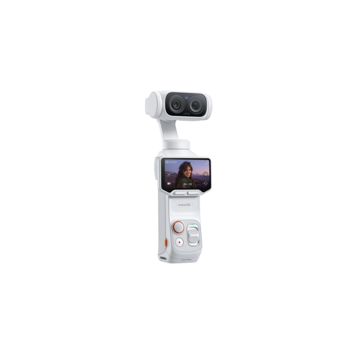 Insta360 Luna Ultra 三軸 8K 徠卡雙鏡頭旗艦雲台相機(標準套裝-月光白)