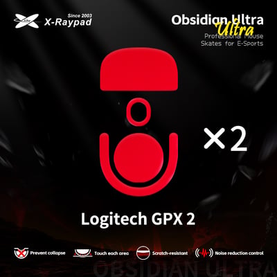 X-Raypad Obsidian Ultra V2 PTFE滑鼠腳貼(Logitech GPX SL2/SS)