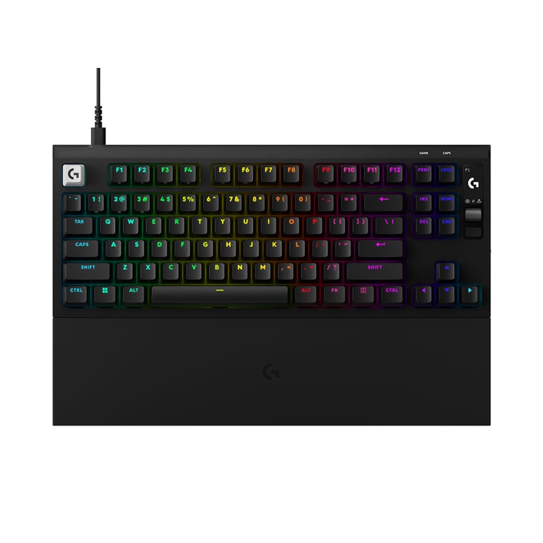 Logitech G PRO X2 RAPID 磁軸類比有線電競鍵盤(黑色)