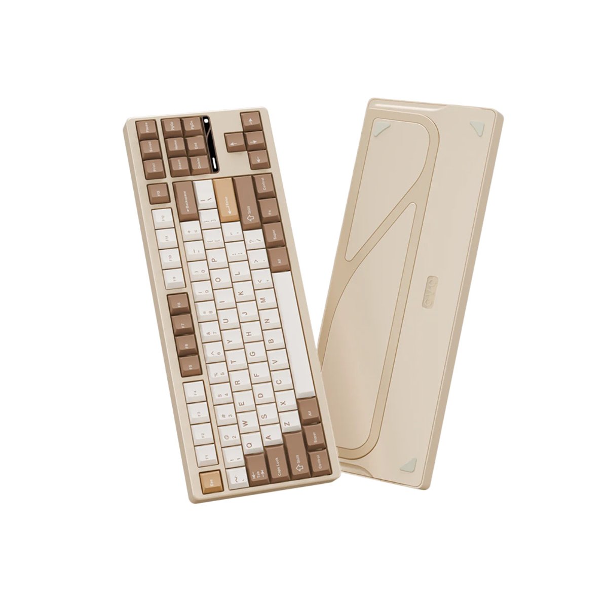 Qwerty Keys EVO80 客製化鍵盤成品(Clacky-Spray-coated Cream)