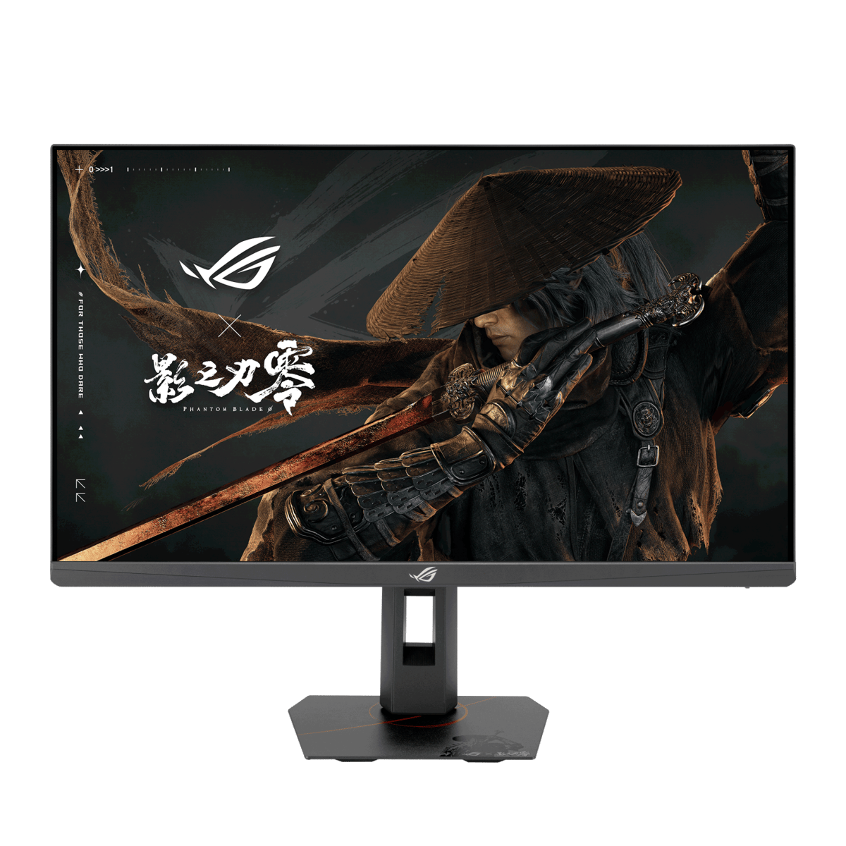 ROG Strix XG27UCGR-G 影之刃零限定版 正面熄屏