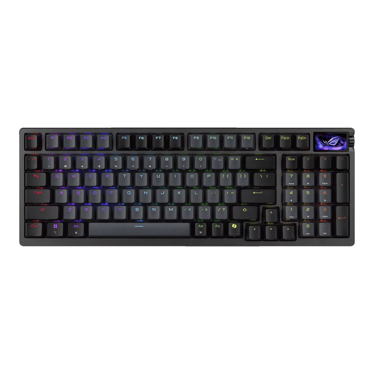 ASUS ROG AZOTH 96 HE Lite 8KHz 磁軸無線遊戲鍵盤(黑色-Lite)