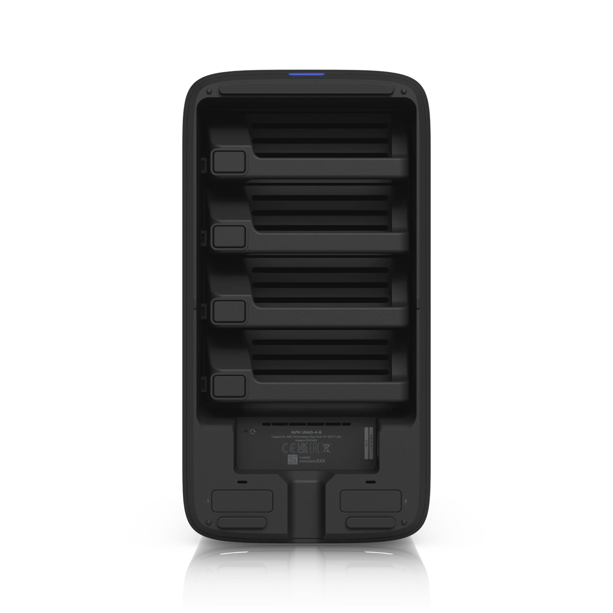 Ubiquiti UniFi UNAS-4-W Four-bay / 2.5G Lan / PoE+++(90W) 網路儲存伺服器 (NAS)(黑色)