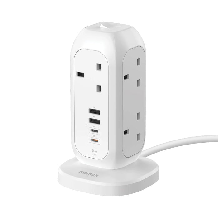 MOMAX ONEPLUG PD35W 2A2C 7位拖板(白色)
