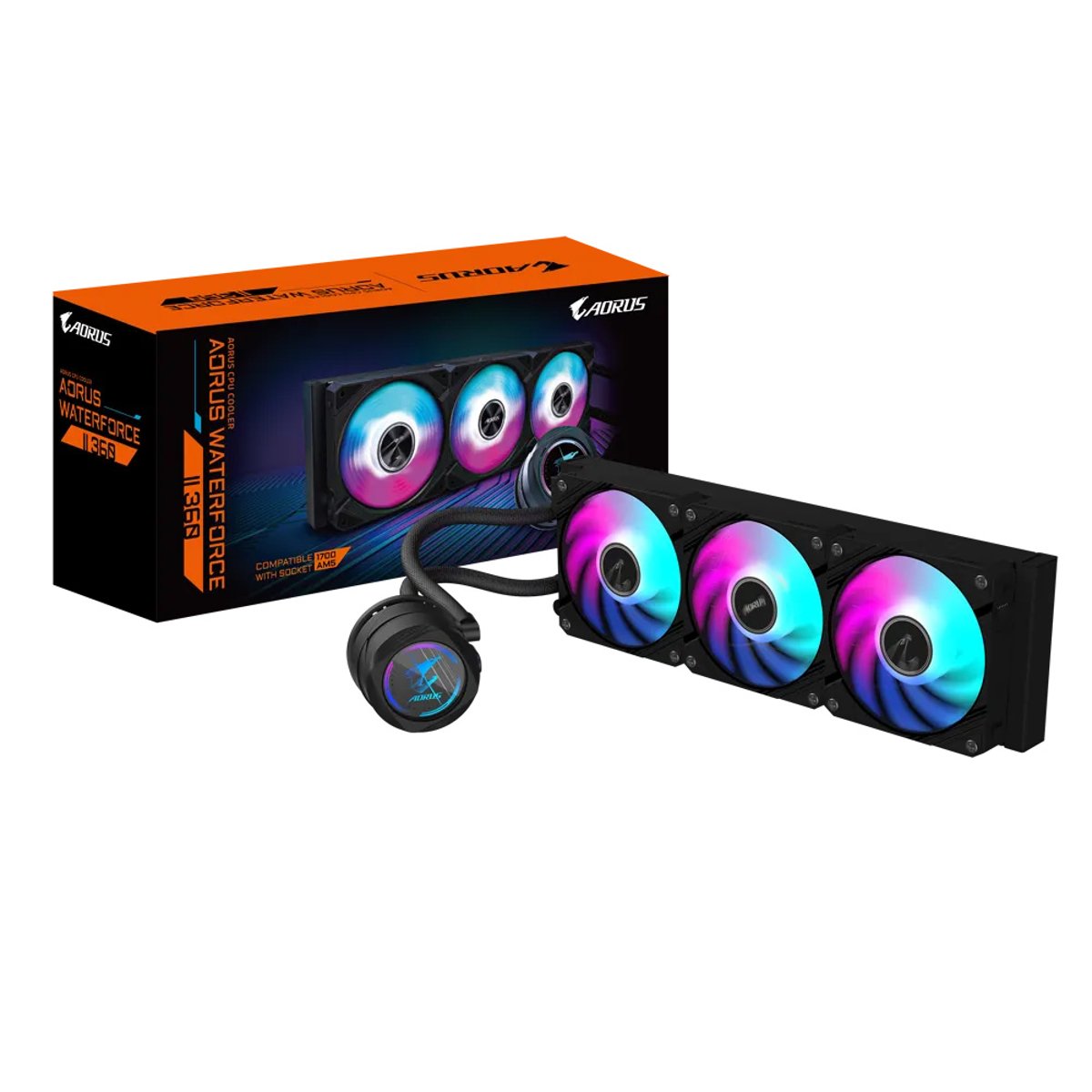 Gigabyte AORUS WATERFORCE II 360 水冷散熱器(GP-AORUS WATERFORCE II 360)
