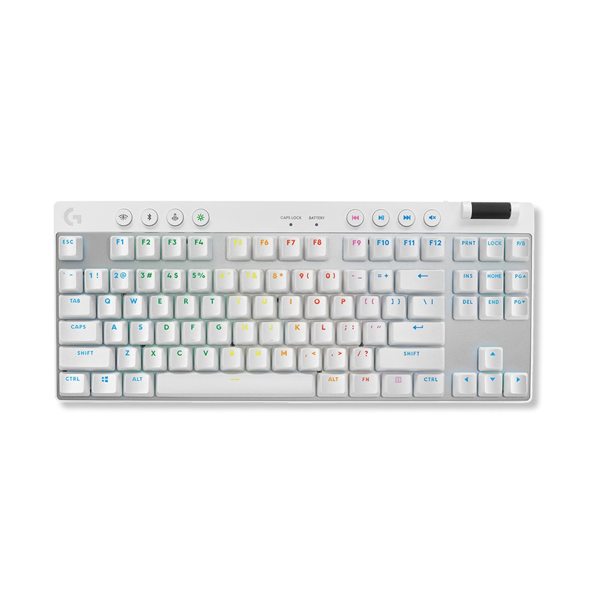 Logitech G PRO X TKL Lightspeed 無線機械電競鍵盤(觸感茶軸)(白色)