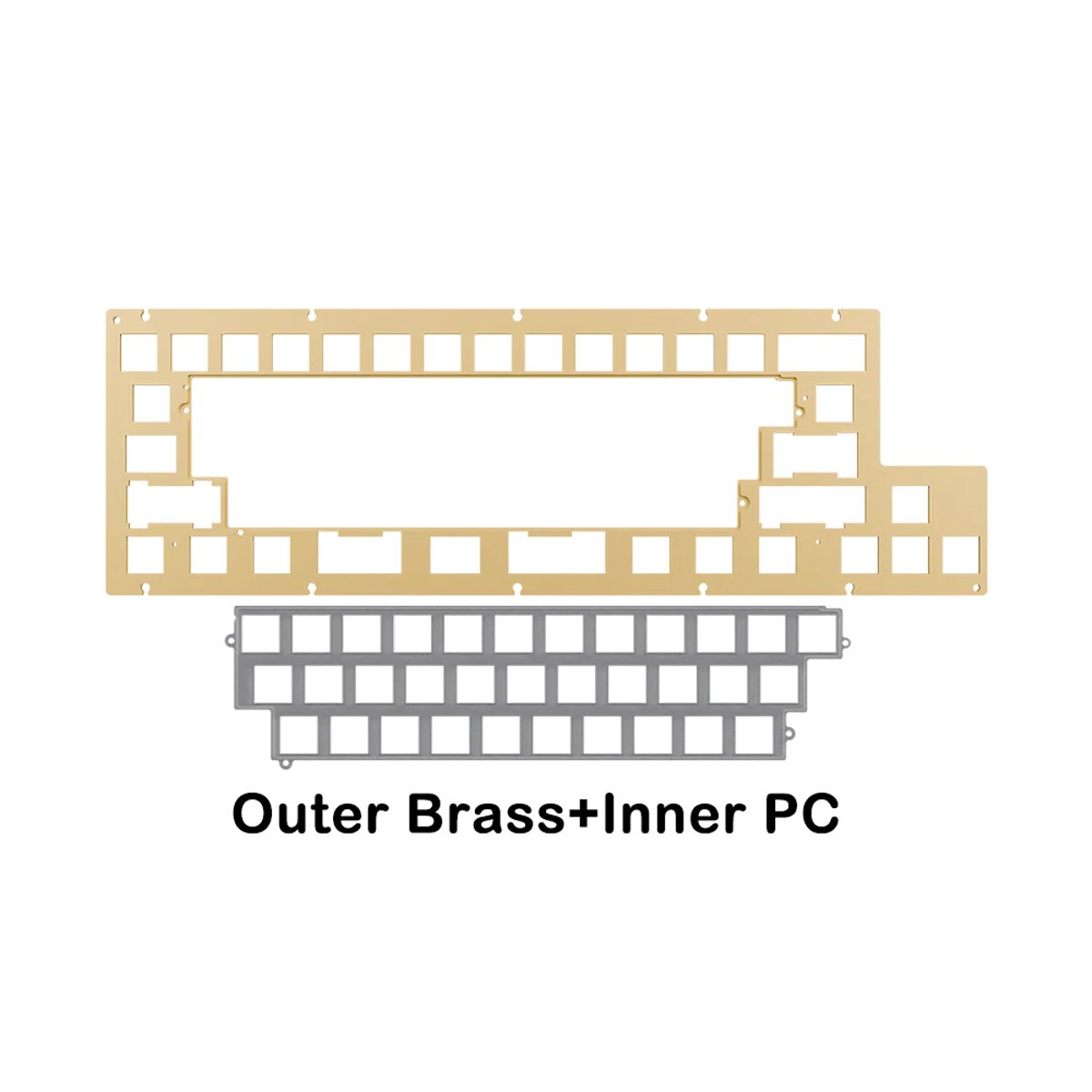 無缺Studio Freya系列定位板套組(外黃銅內PC)