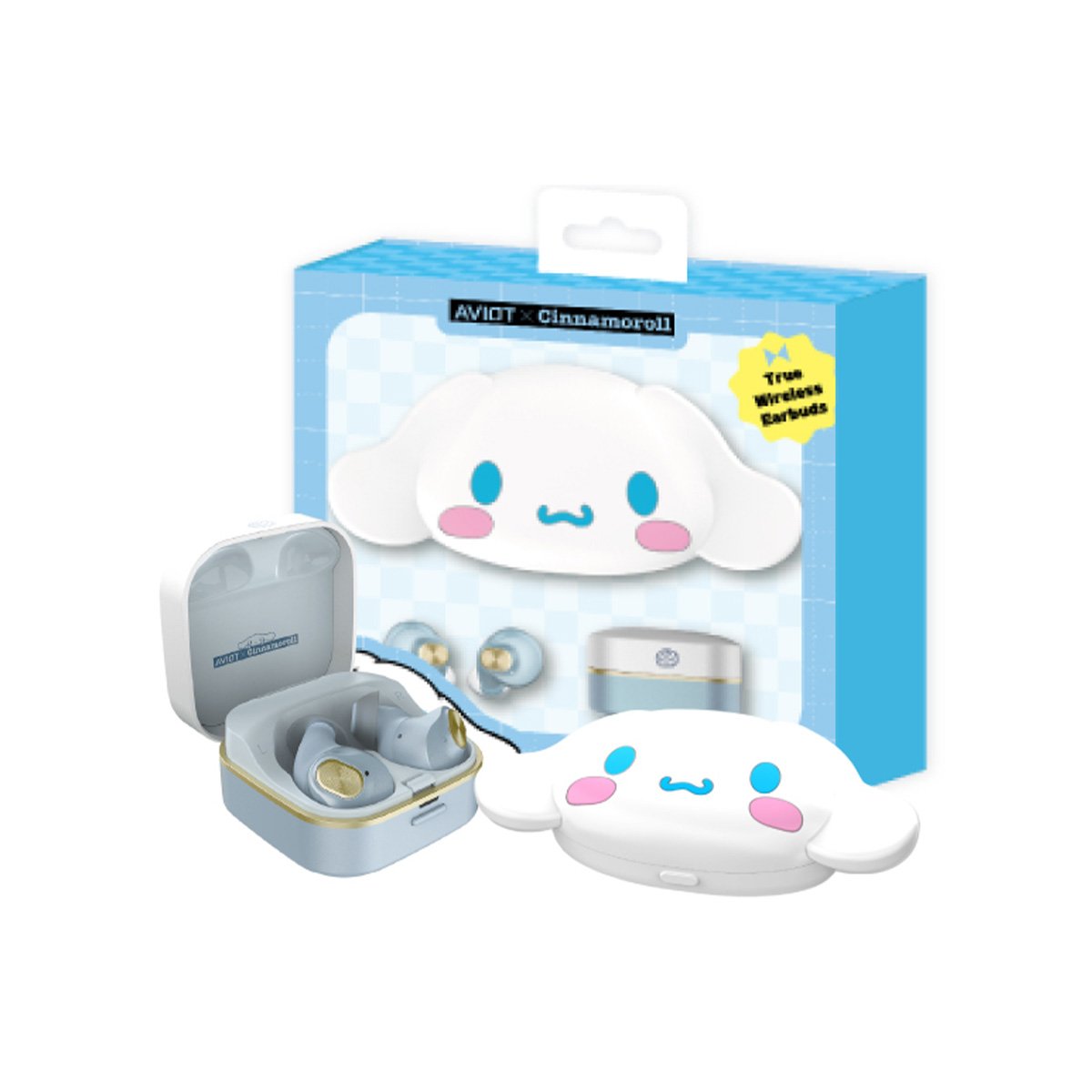 AVIOT TE-Q3R-CNR《Q 系列 × 三麗鷗(Sanrio)》聯乘款真無線耳機(Cinnamoroll)