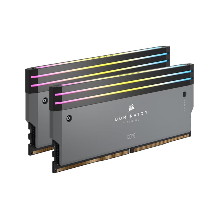 Corsair DOMINATOR TITANIUM RGB DDR5-6000MHz 96GB (2x48GB) CL30 Grey (CMP96GX5M2B6000Z30)(灰色)