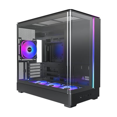 Montech KING 15 PRO 全景式 M-ATX機箱(黑色)