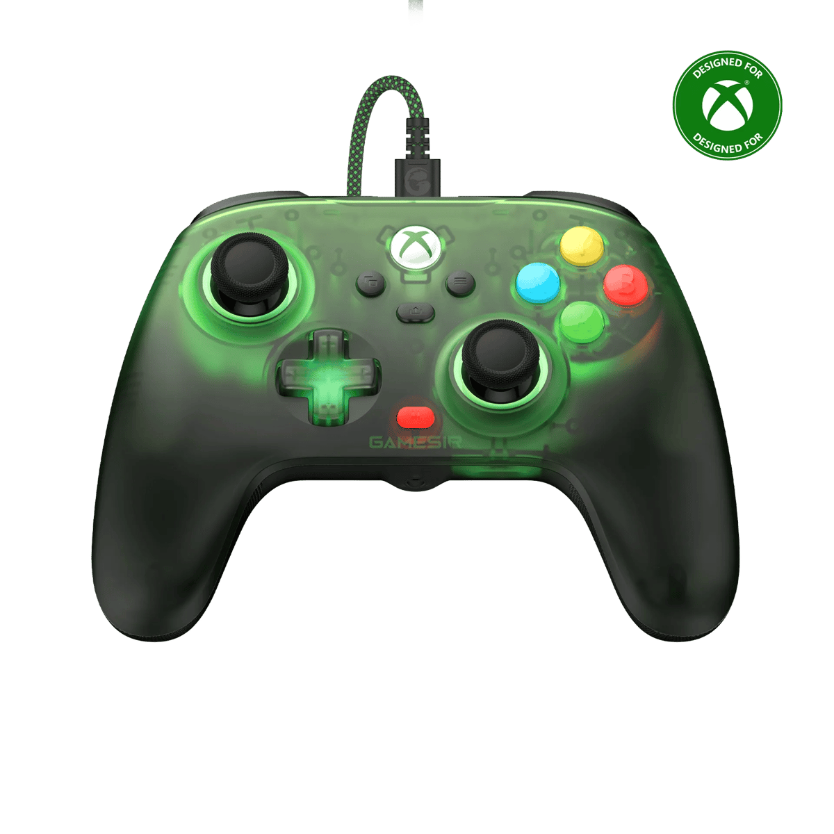 GameSir T7 Pro TMR 有線控制器(PC+XBOX有線授權-Retro Green)