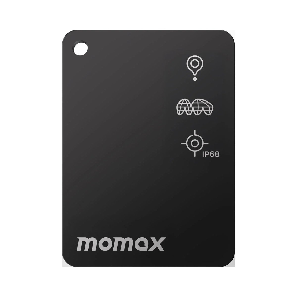 MOMAX PinCard² X Mini 可充電迷你全球定位器(BR22)(黑色)